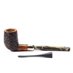 Pipa in Radica Santambrogio Rusticata Billiard