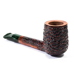 Briar Pipe Santambrogio Rusticated Lovat