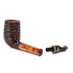 Briar Pipe Santambrogio Rusticated Lovat