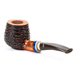 Briar Pipe Santambrogio Rusticated Brandy