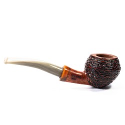 Pipe Santambrogio Rusticated Bent Rhodesian