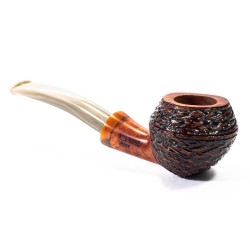 Pipe Santambrogio Rusticated Bent Rhodesian