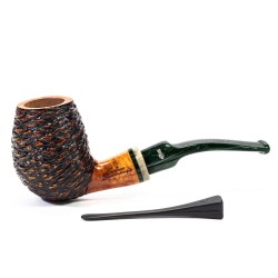 Pipe Santambrogio Rusticated Bent Billiard