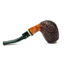 Pipe Santambrogio Rusticated Bent Billiard