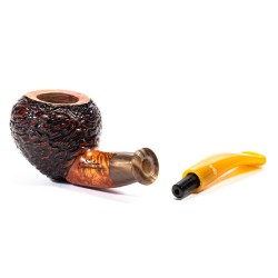 Pipe Santambrogio Rusticated Bent Apple