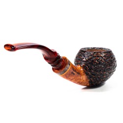 Pipe Santambrogio Rusticated Bent Apple