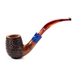 Pipa in Radica Santambrogio Rusticata Bent