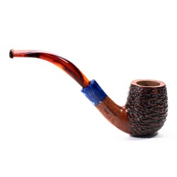 Pipa in Radica Santambrogio Rusticata Bent