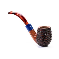 Pipa in Radica Santambrogio Rusticata Bent