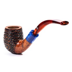 Pipa in Radica Santambrogio Rusticata Bent