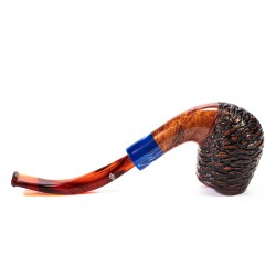 Pipa in Radica Santambrogio Rusticata Bent