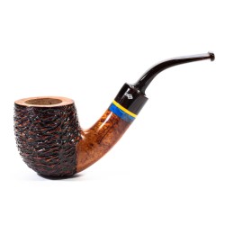 Pipa in Radica Santambrogio Rusticata Full Bent