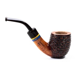 Pipa in Radica Santambrogio Rusticata Full Bent