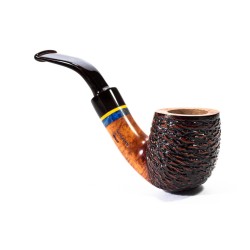 Pipa in Radica Santambrogio Rusticata Full Bent