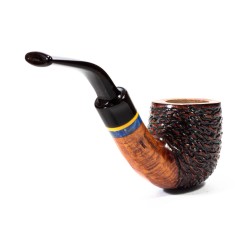 Pipa in Radica Santambrogio Rusticata Full Bent