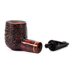 Briar Pipe Santambrogio Rusticated Billiard