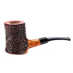 Briar Pipe Santambrogio Rusticated Cherrywood