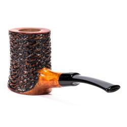 Briar Pipe Santambrogio Rusticated Cherrywood