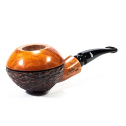 Pipe Santambrogio Rusticated Bent Rhodesian