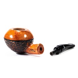 Pipe Santambrogio Rusticated Bent Rhodesian