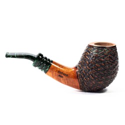 Pipa in Radica Santambrogio Rusticata Bent