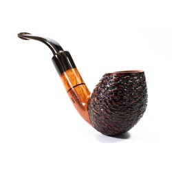 Pipa in Radica Santambrogio Rusticata Bent