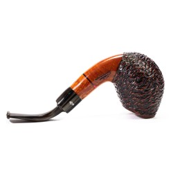 Pipa in Radica Santambrogio Rusticata Bent