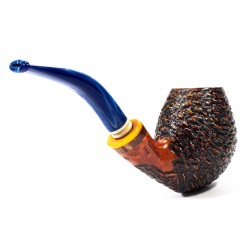 Pipa in Radica Santambrogio Rusticata Bent