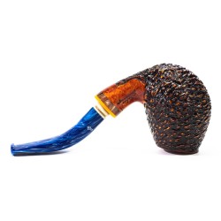 Pipa in Radica Santambrogio Rusticata Bent