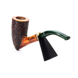 Briar Pipe Santambrogio Rusticated Bent Dublin