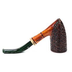 Pipa in Radica Santambrogio Rusticata Bent Dublin