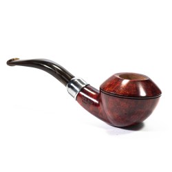 Pipa in Radica Santambrogio Red Liscia Bent Rhodesian