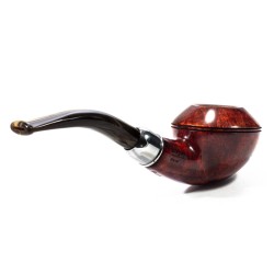 Pipa in Radica Santambrogio Red Liscia Bent Rhodesian