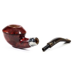 Pipa in Radica Santambrogio Red Liscia Bent Rhodesian