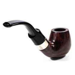 Briar Pipe Peterson Aran Bent Billiard (221)