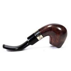 Briar Pipe Peterson Aran Bent Billiard (221)