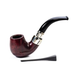 Pipa Peterson Red Spigot Bent Billiard (221)