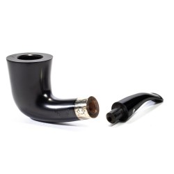 Pipe Peterson S.H. Mycroft Ebony Bent Dublin