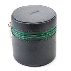 Leather Tobacco Jar Peterson Avoca Green