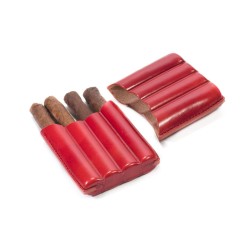 Cigar Case Lubinski for 4 Half Toscano Cigars