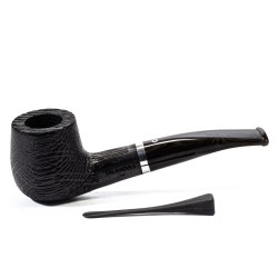 Bog Oak Pipe Talamona Bent Pot