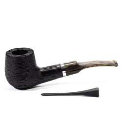 Bog Oak Pipe Talamona Bent Pot