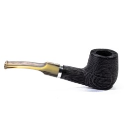 Bog Oak Pipe Talamona Bent Pot