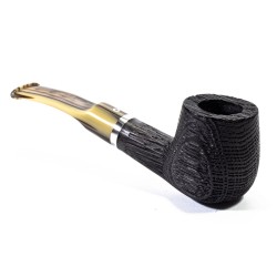 Bog Oak Pipe Talamona Bent Pot