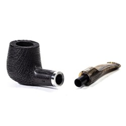 Bog Oak Pipe Talamona Bent Pot