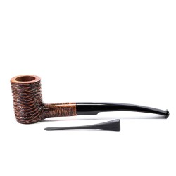 Pipe Luigi Viprati Rusticated Poker