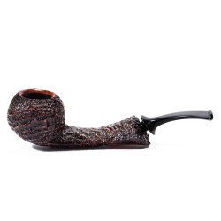 Briar Pipe C-Pipe Group 6 Sandblasted Bent Apple