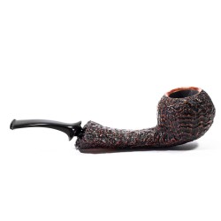 Briar Pipe C-Pipe Group 6 Sandblasted Bent Apple