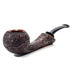 Briar Pipe C-Pipe Group 6 Sandblasted Bent Apple