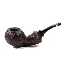 Briar Pipe C-Pipe Group 5 Sandblasted Bent Apple